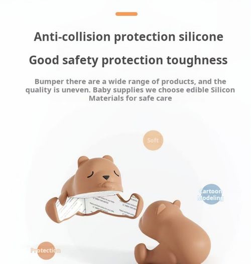 2477--4 Pieces Anti-collision safety silicone corner protection strip