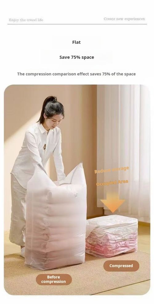 2398--5 Pieces Vacuum compression storage bag