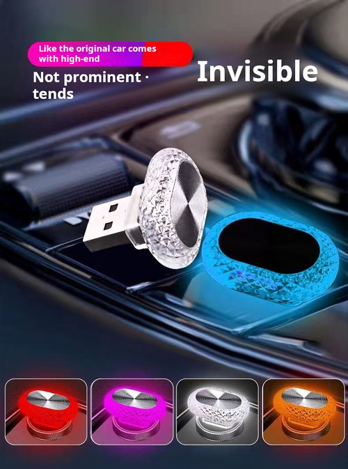 2455--6 Pieces Car-mounted LED night light