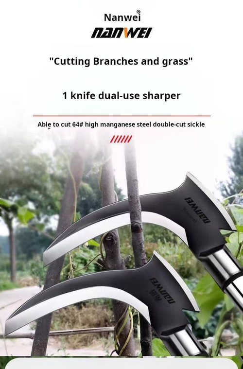 2261--3 Pieces Double-bladed sickle agricultural tool