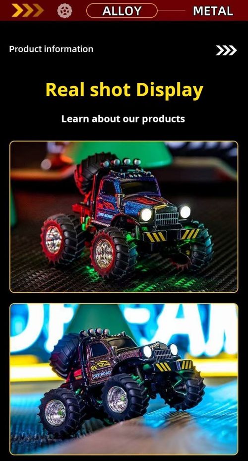 2336--Miniature remote-controlled off-road vehicle