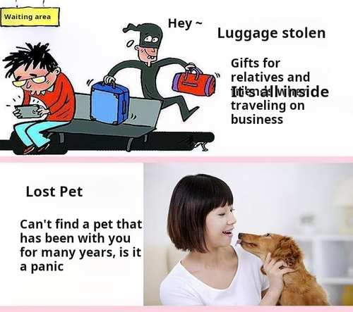 2017--3 Pieces Bluetooth Anti-Loss Alarm Device