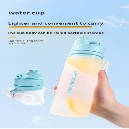 2434 -- Silicone folding water bottle