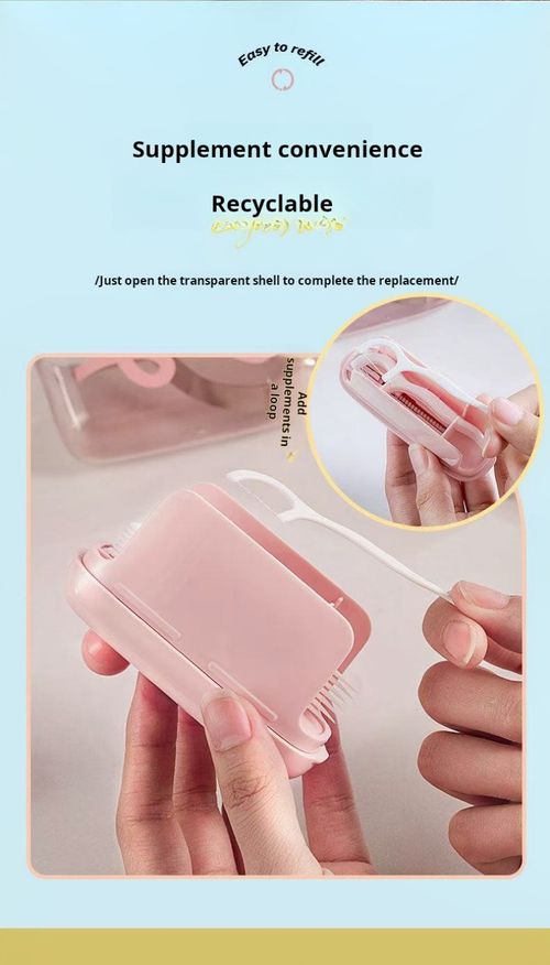 2408--2 Pieces Portable dental floss