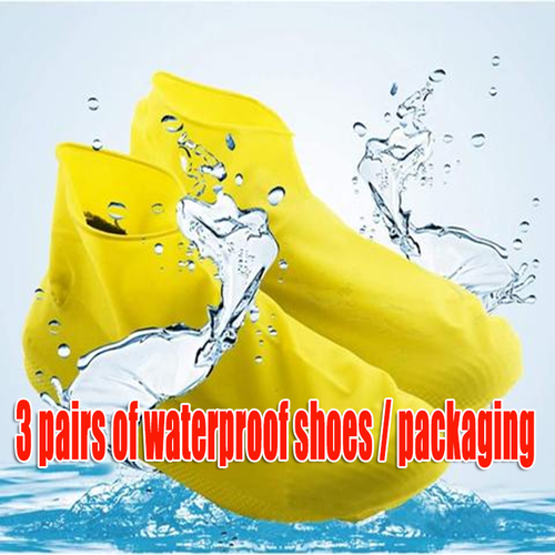 1995--3-piece set Silicone waterproof shoe covers