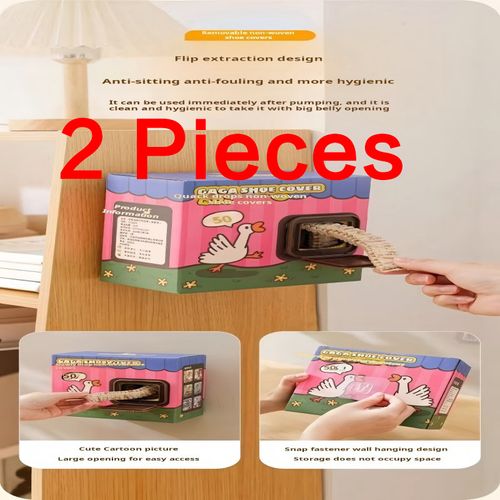 2441-- 2 Pieces Pull-on disposable shoe covers