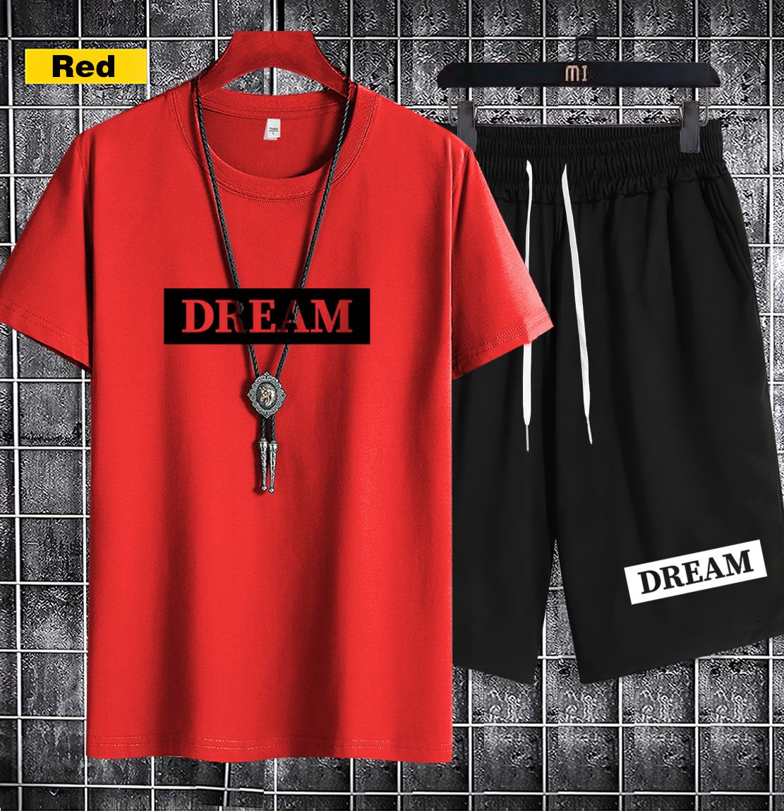 Supports COD  2pieces   Short-sleeved T-shirts and shorts1122-5