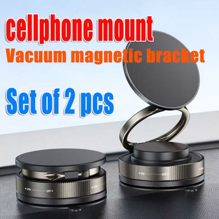 2041--2 Pieces Vacuum magnetic attachment bracket COD payment