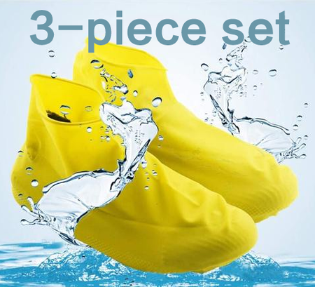 1995--3-piece set Silicone waterproof shoe covers