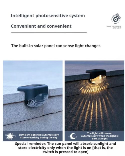 2217--4 Pieces LED solar lamp