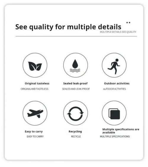 2425--10 Pieces Portable individual packaging bottles