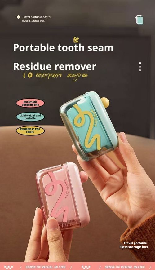 2408--2 Pieces Portable dental floss