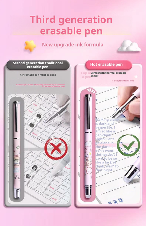 2451--3 Pieces Heat-erase pen