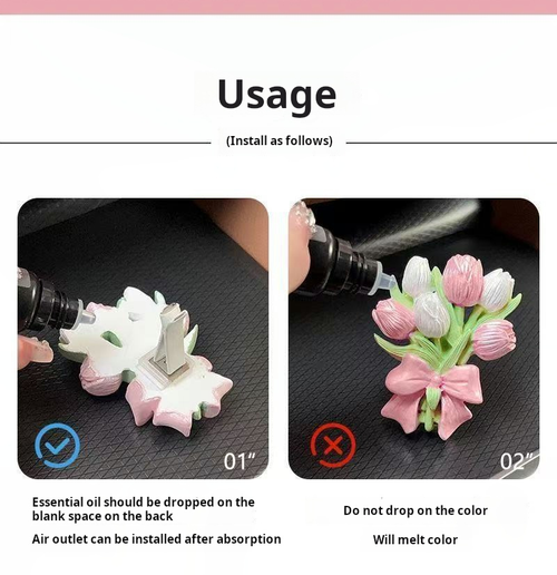 2440-- 2 Pieces Car-mounted aroma diffuser