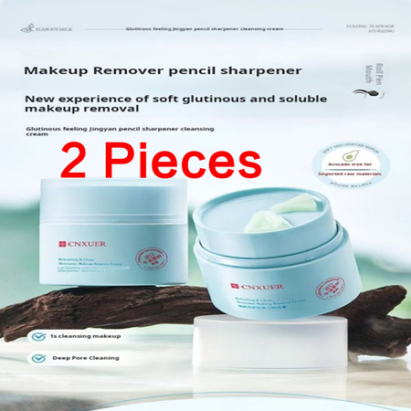 2435-- 2 Pieces Rotary makeup remover cream