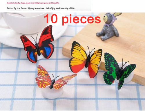 2004--10 pieces Butterfly ambiance light