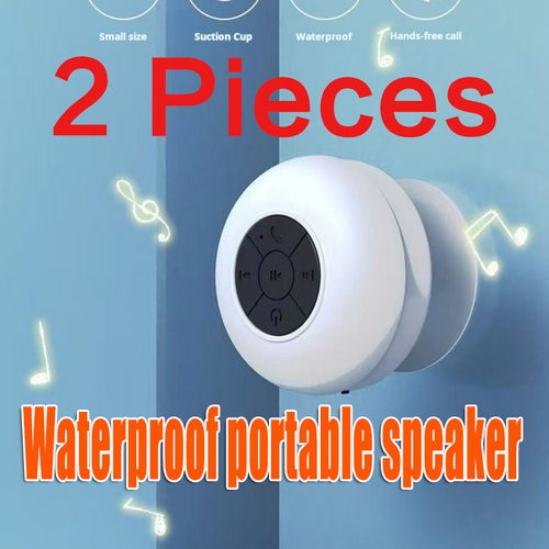 2061--2 Pieces Waterproof suction cup speaker