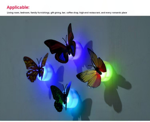 2004--10 pieces Butterfly ambiance light
