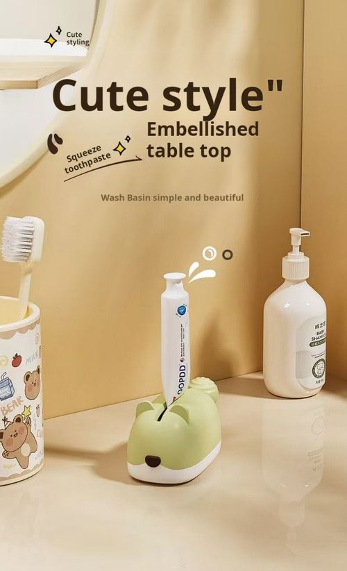 2462--6 Pieces Hamster squeezable toothpaste dispenser