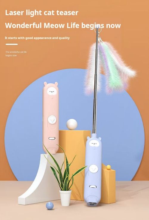 2467--Multifunctional Laser Cat Teaser Wand