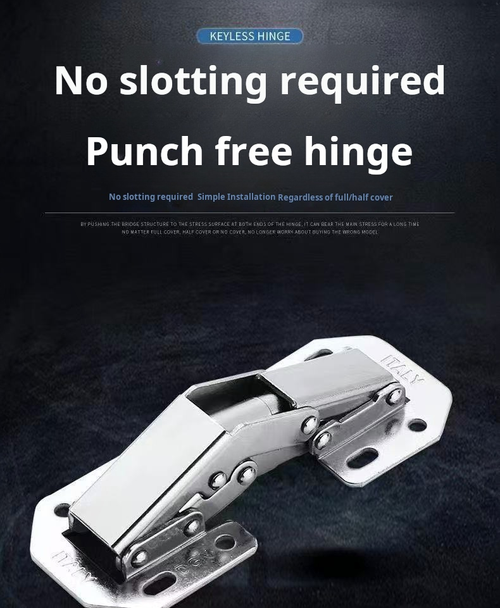 2021--8 Pieces Hinge without holes drilled