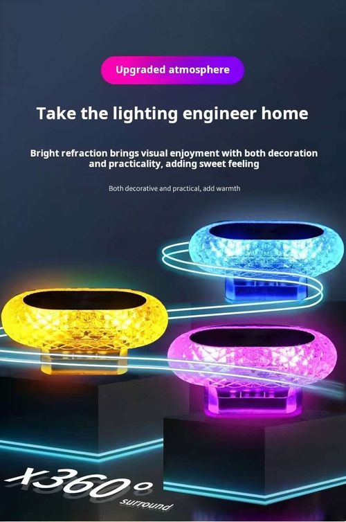 2455--6 Pieces Car-mounted LED night light