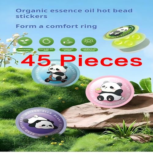 2432-- 45 Pieces Plant essential oil burst beads mosquito repellent patch