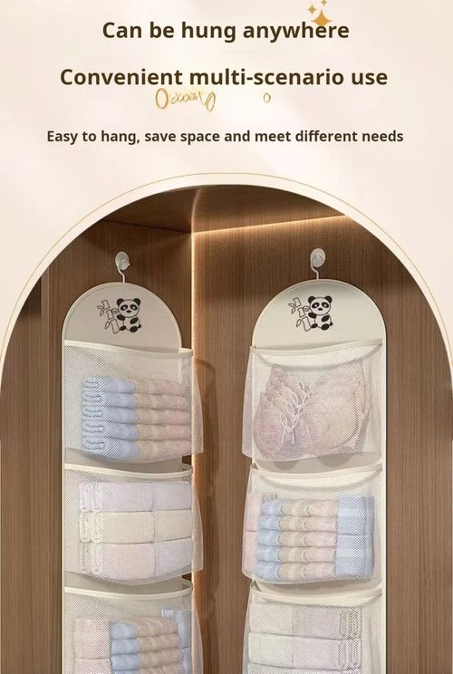 2415--2 Pieces Multi-layer storage mesh bag