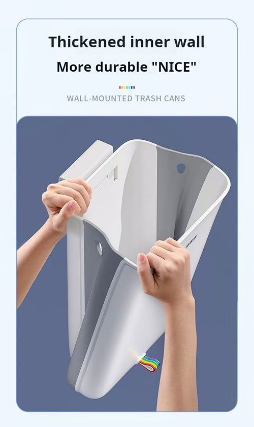 2283--Foldable suction cup kitchen trash can