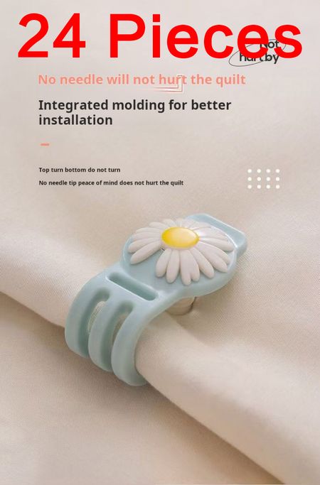2352--24 Pieces Needleless quilt holder