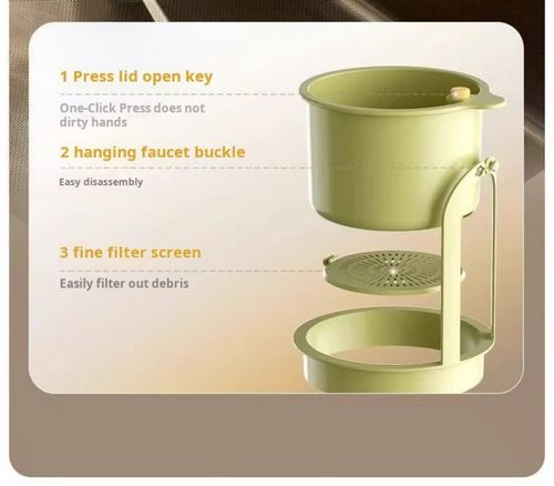 2340--3 Pieces Wall-mounted sink draining basket