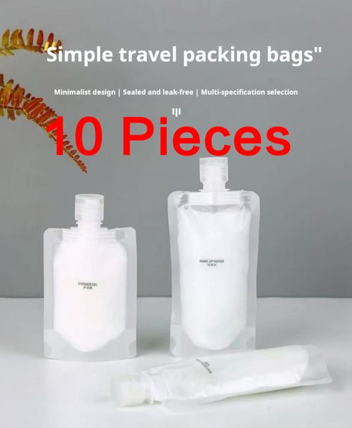 2425--10 Pieces Portable individual packaging bottles