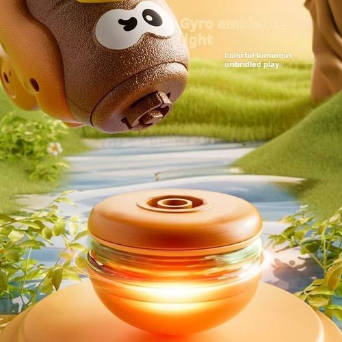 2482--Light-emitting UFO spinning toy