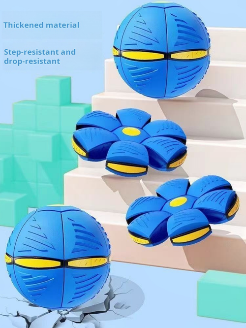 2117--2 Pieces Magical flying disc kicking the ball