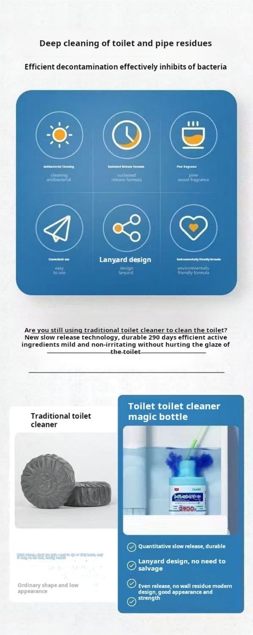 2461--3 Pieces Toilet deodorizer and toilet cleaner