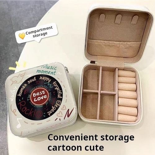 2512--4 Pieces Portable jewelry storage box