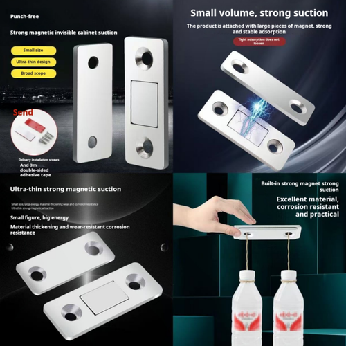 2002--10 pieces Strong magnetic concealed cabinet suction