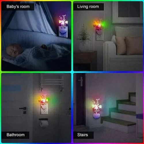 C1908    6piecesColorful Mushroom Waterweed Design Desk Lamp