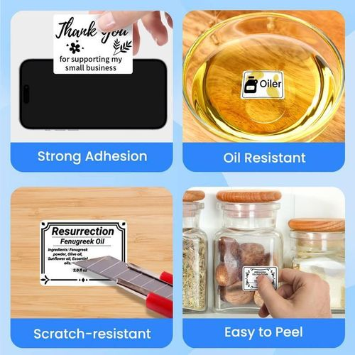 Four proof thermal printer paper price name address label paper