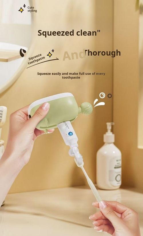 2462--6 Pieces Hamster squeezable toothpaste dispenser