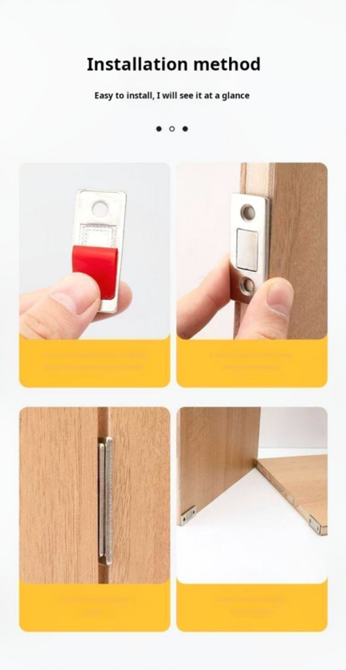 2002--10 pieces Strong magnetic concealed cabinet suction