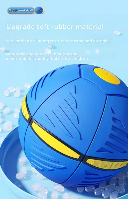 2117--2 Pieces Magical flying disc kicking the ball