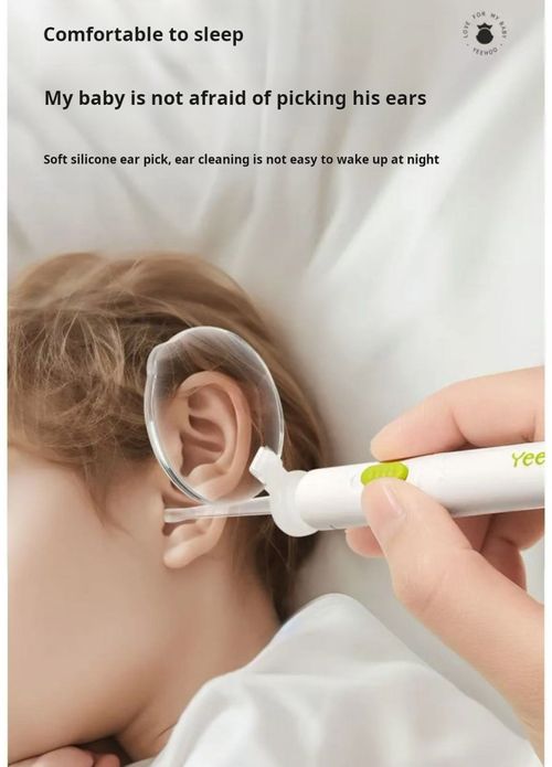 2383--Children's special illuminated visible ear cleaning spatula