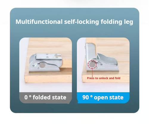 2015--4 Pieces 90-degree self-locking folding hinge