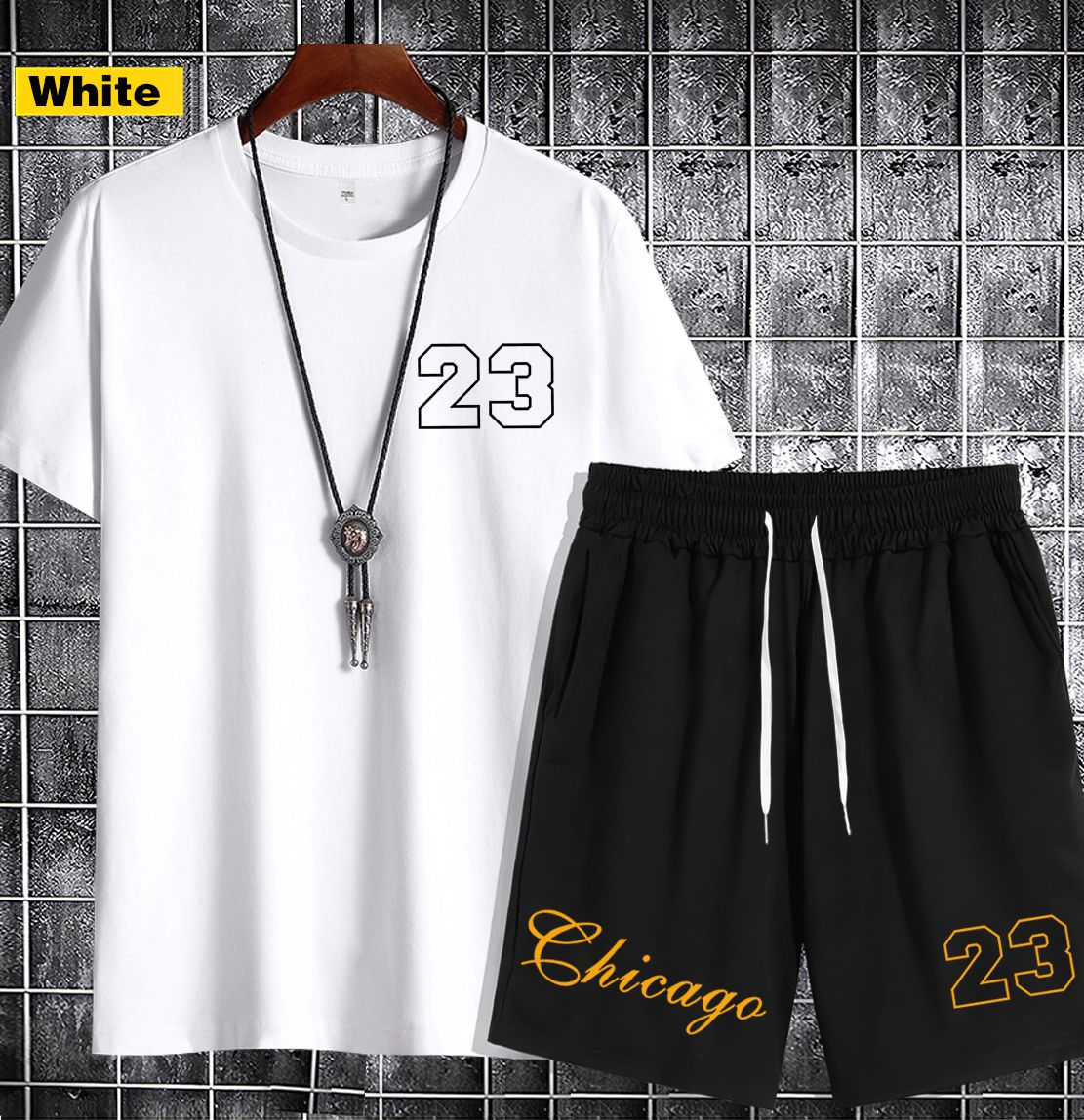 1202-1 Supports COD  2pieces   Short-sleeved T-shirts and shorts