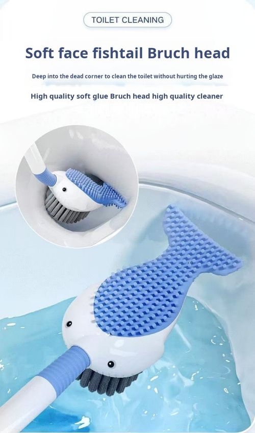 2339--2 Pieces Multifunctional liquid filling toilet brush