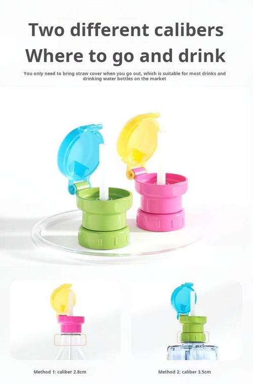 2421--2 Pieces Portable water bottle adapter cap