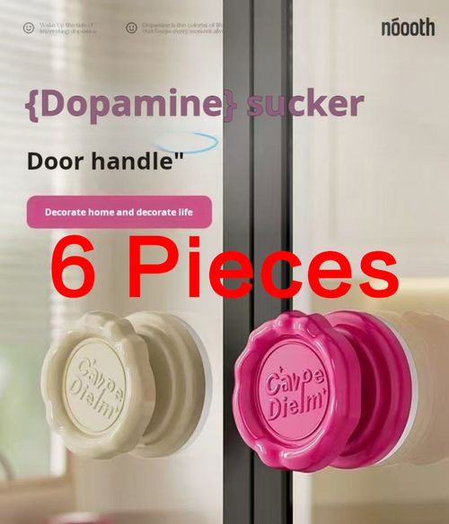 2389--6 Pieces Suction cup door handle