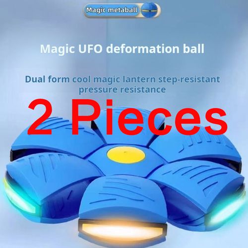 2117--2 Pieces Magical flying disc kicking the ball
