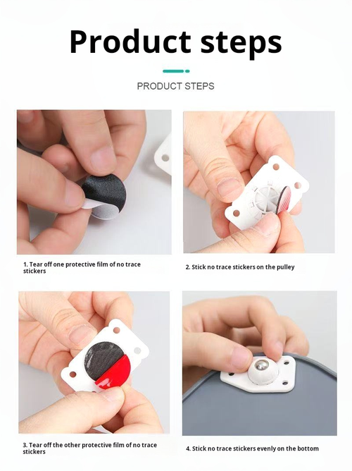 2013--30 Pieces Self-drilling universal wheels